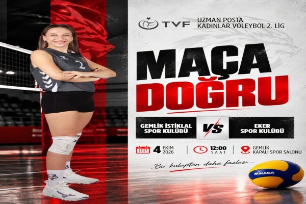 İLK KARŞILAŞMAYI EKER SPOR KULÜBÜ İLE GEMLİK'TE YAPACAK