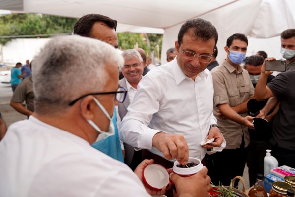 İmamoglu ndan Gemlik zeytinine övgü