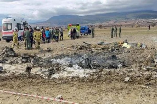 ISPARTA DA ASKERİ HELİKOPTER DÜŞTÜ 6 ŞEHİT
