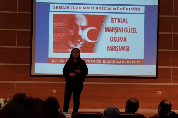 İstiklâl Marşı Yarışmasında GCBAL 1. Oldu