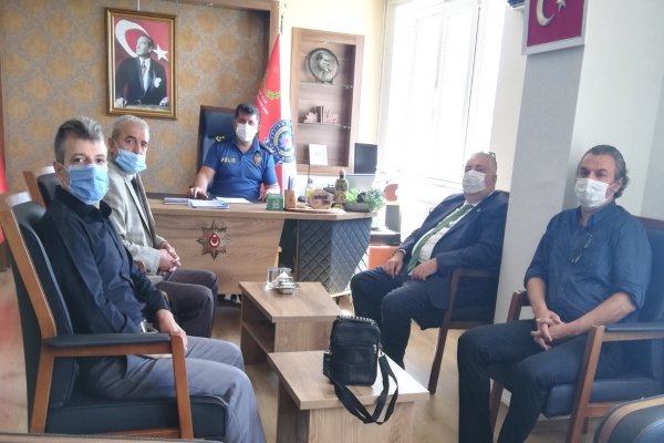 İYİ PARTİ EMNİYET MÜDÜRLÜĞÜNÜ ZİYARET ETTİ