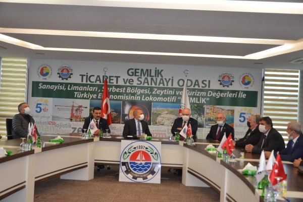 İYİ PARTİ HEYETİ GTSO'YU ZİYARET ETTİ