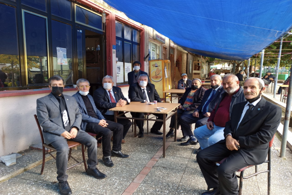 İYİ PARTİ KÜÇÜK KUMLA'YI ZİYARET ETTİ