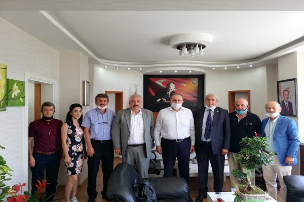 İYİ PARTİDEN KAYMAKAM GÖÇ’E ZİYARET