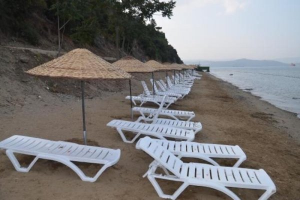 Kadınlar plajı sezonu kapattı