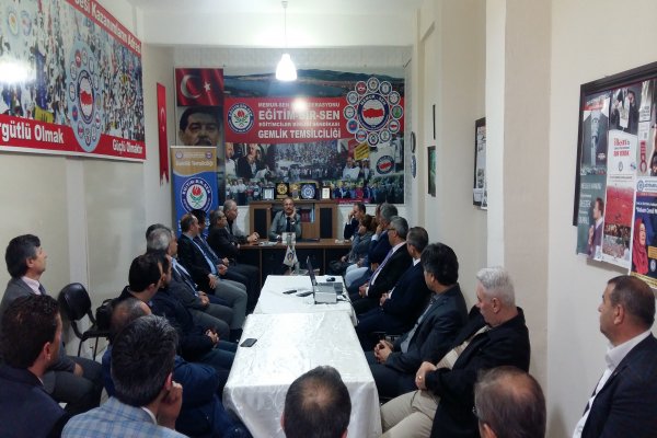 Kaymakam İnan’dan Eğitim Bir Sen’e ziyaret