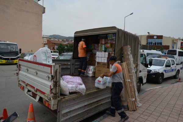 Kent Konseyinden yangın bölgesine önemli destek