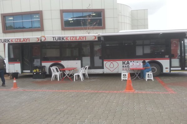 Kızılay, 30 ünite kan topladı
