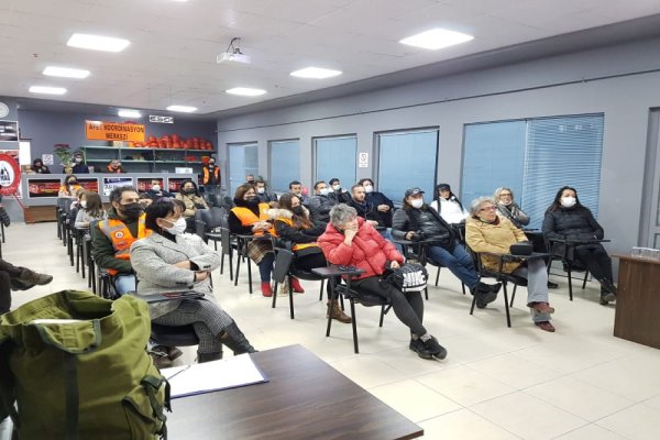 KÖRFEZ HALK BANDOSU MAĞDER’DEN AFET EĞİTİMİ ALDI
