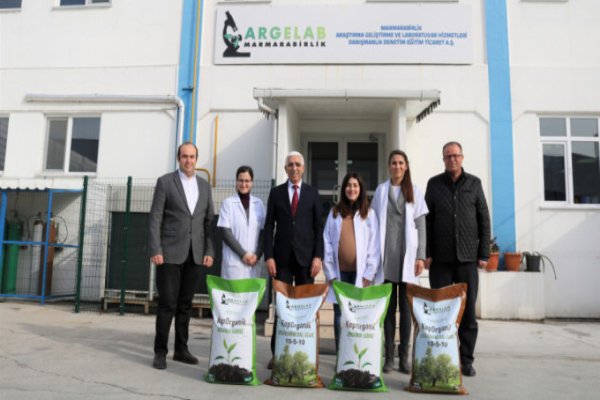 Marmarabirlik organik gübre üretimine başladı