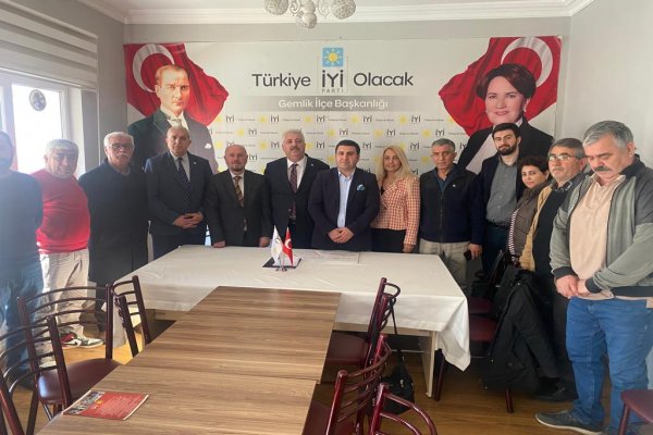 MİLLETVEKİLİ ADAY ADAYLARI DEMİR VE SUBAŞI’DAN GEMLİK İYİ PARTİYE ZİYARET