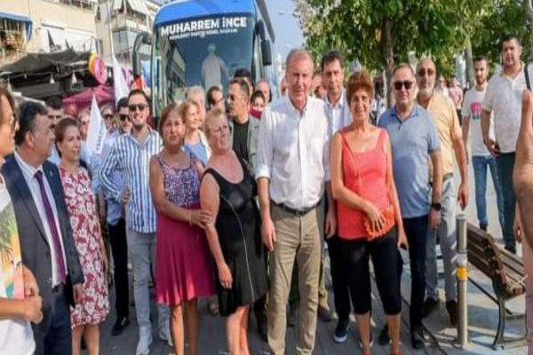 MUHARREM İNCE KUMLA YA GELDİ