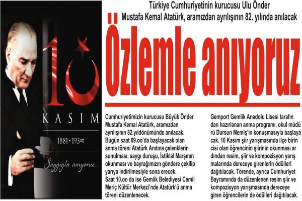 ÖZLEMLE ANIYORUZ