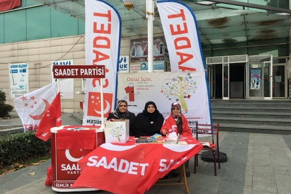 Saadet Kadın Kollarından ‘İz Bırak’ Kampanyası
