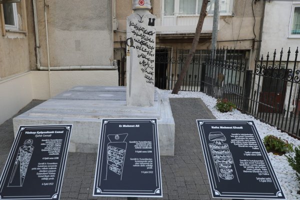 Şehitlik yenilendi
