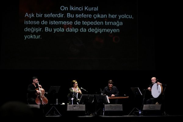 'ŞEMS’İN 40 KURALI' BURSA'DA NEY TINISIYLA HAYAT BULDU