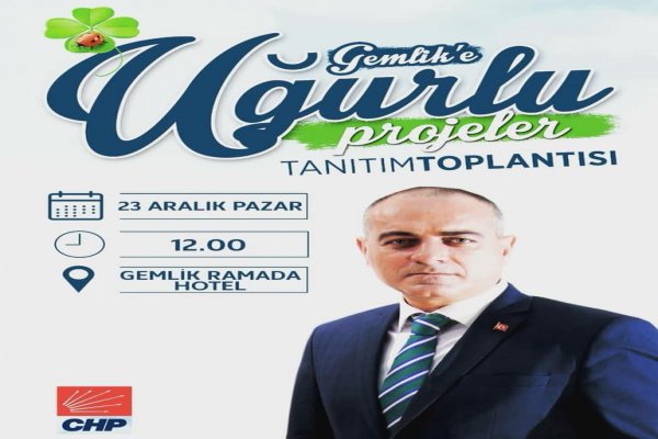 Sertaslan, Gemlik projelerini açıklayacak