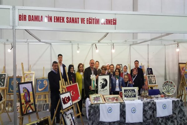 SERTASLAN TEL SANATI SERGİSİNİ GEZDİ