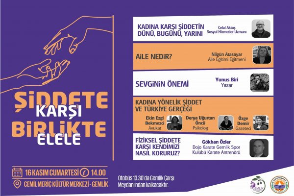 Şiddete Karşı Birlikte El Ele!