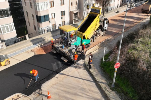 Tarihi projede asfalt çalışmaları hız kazandı