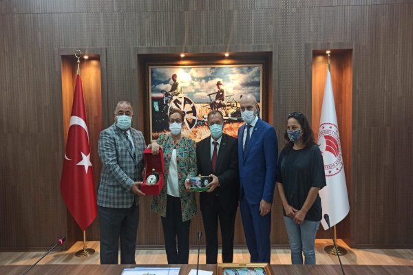 TARIM BAKANI YARDIMCISI IŞIKGECE VE MİLLETVEKİLİ  ZAFER IŞIK’A ZİYARET