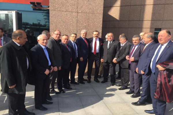 Ticaret Borsası Yöneticileri, TOBB Şura toplantısına katıldı