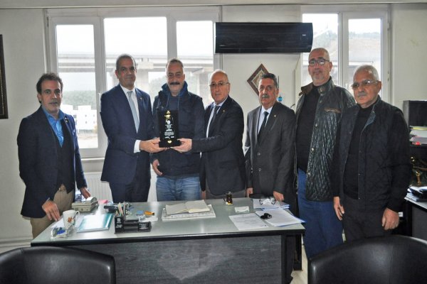 TSO’dan Yıldırım Tuz Kimya Sanayi ve Ticaret A.Ş.’ye onur plaketi