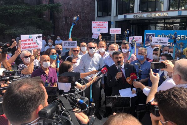 TÜRKOĞLU; VELHASIL BURSA’DA SU UCUZLAYABİLİYORMUŞ!