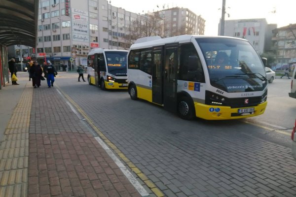 Yeni mikrobüsler 5 dakikada bir hizmet veriyor