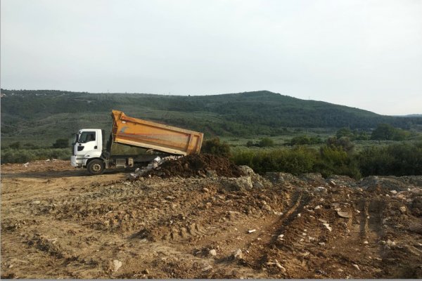 Yeşil alana hafriyat dökenlere geçit yok