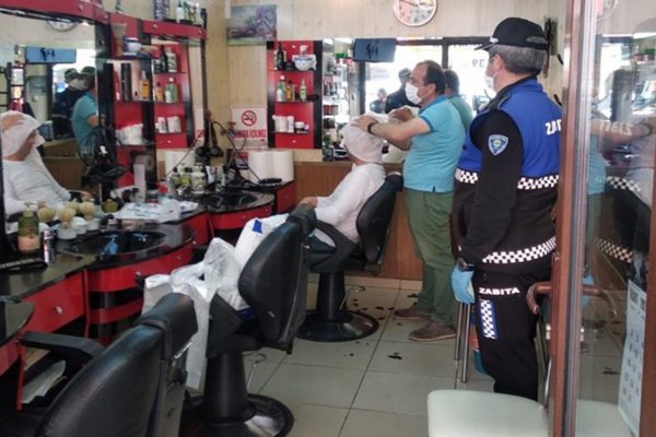 Zabıtadan koronavirüs denetimi