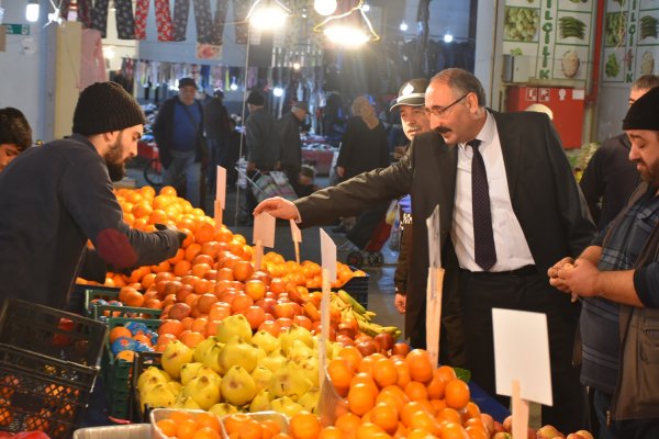 Zabıtadan pazar denetimi