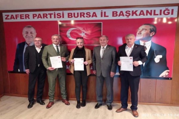 ZAFER PARTİSİ GEMLİK İLÇE BAŞKANI NİLÜFER TOPRAKÇI OLDU
