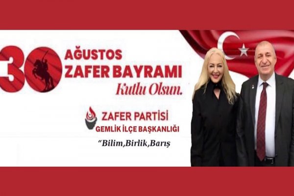 Zafer Partisinden 30 Ağustos kutlaması